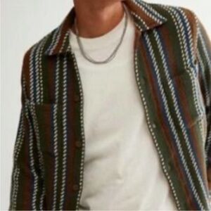 NWOT Urban Outfitters Exploded Cotton Twill Jacket/Shirt